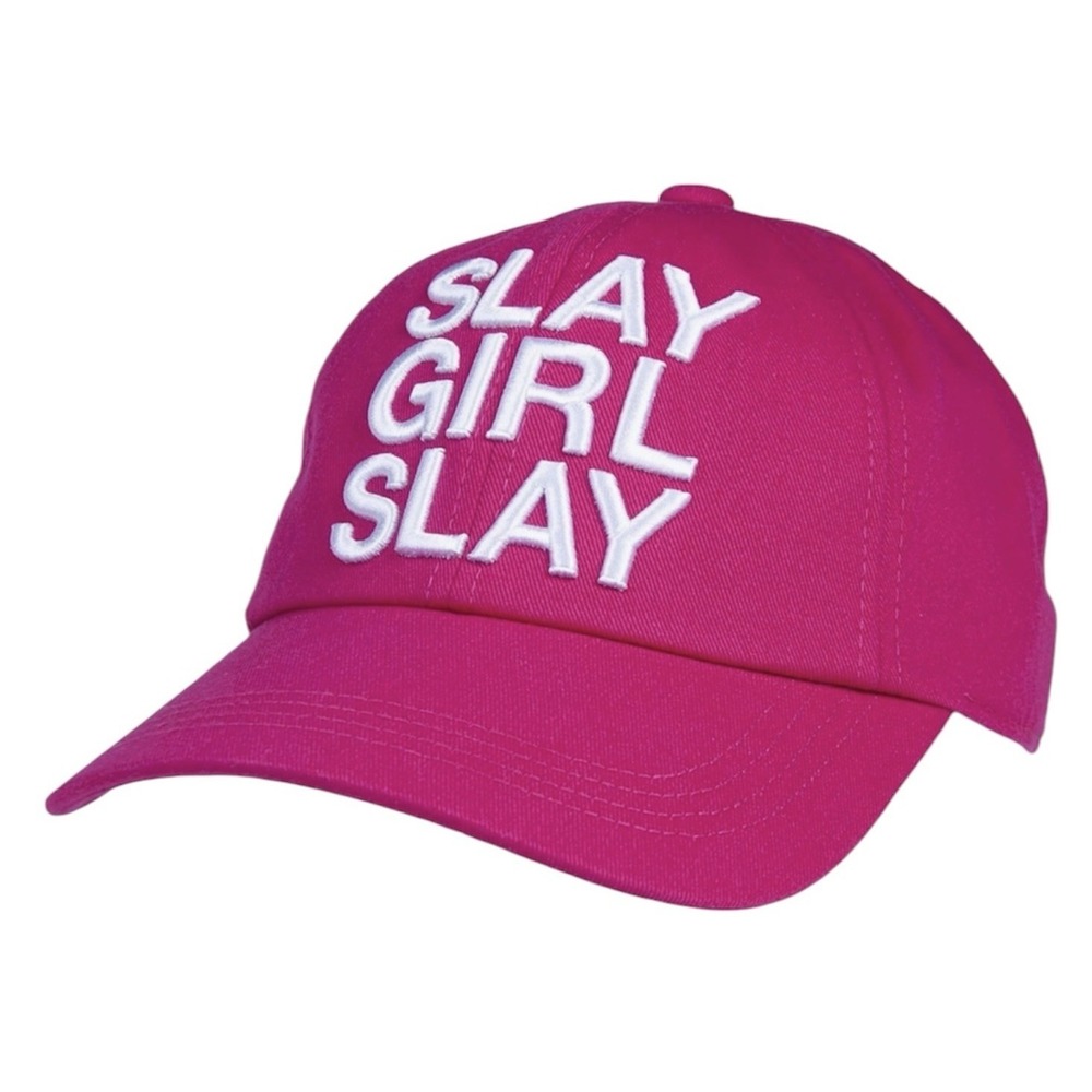QE Official Slay Girl Slay Magenta Pink Adjustable Snapback Baseball Cap New Hat
